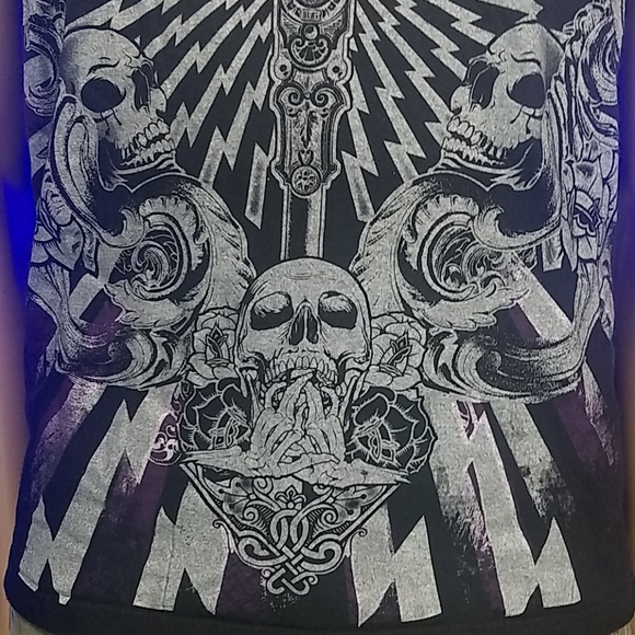 Chemistry Gothic Skulls and lightning size M - Picture 10 of 14